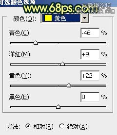 ps处理树林人物图片柔和的暗青色