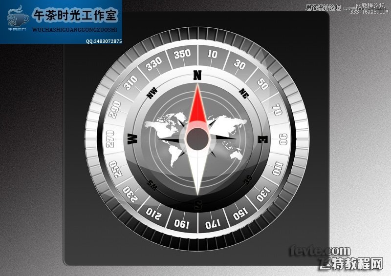 ps鼠繪指南針教程