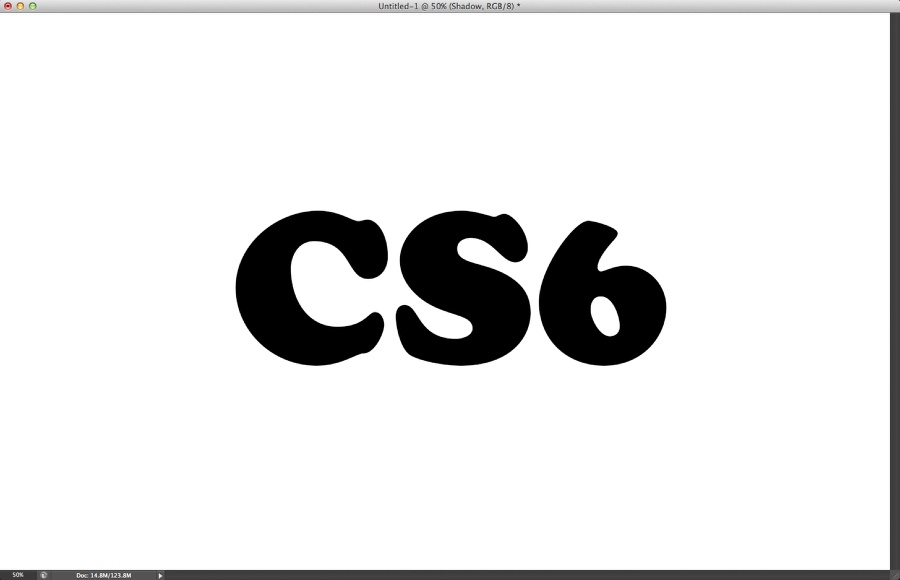 ps CS6毛皮字效果