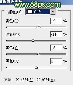 ps处理室内美女图片流行的甜美黄青色