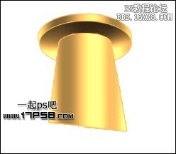 用ps制作金色大头钉Logo