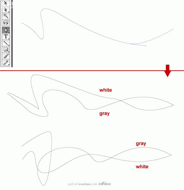 photoshop教程:制作梦幻网纹飘带效果