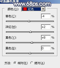 ps树下黑丝美女图片教程