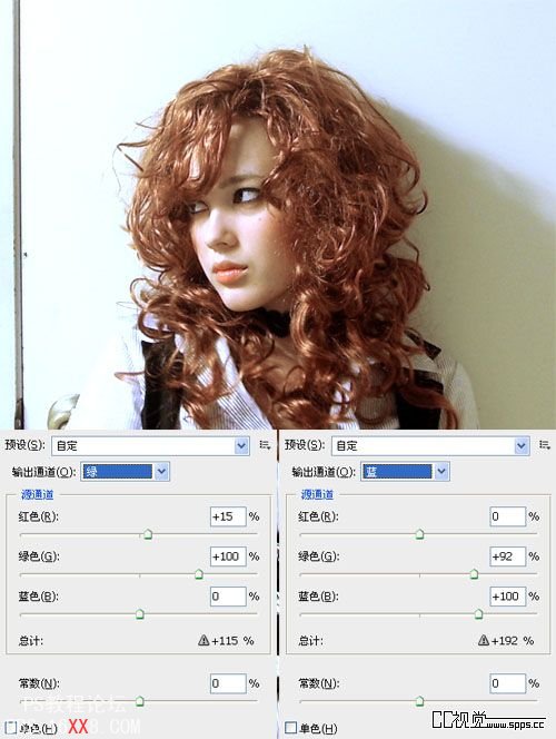PS圖片調色實例:修復偏黃色調的女孩圖片
