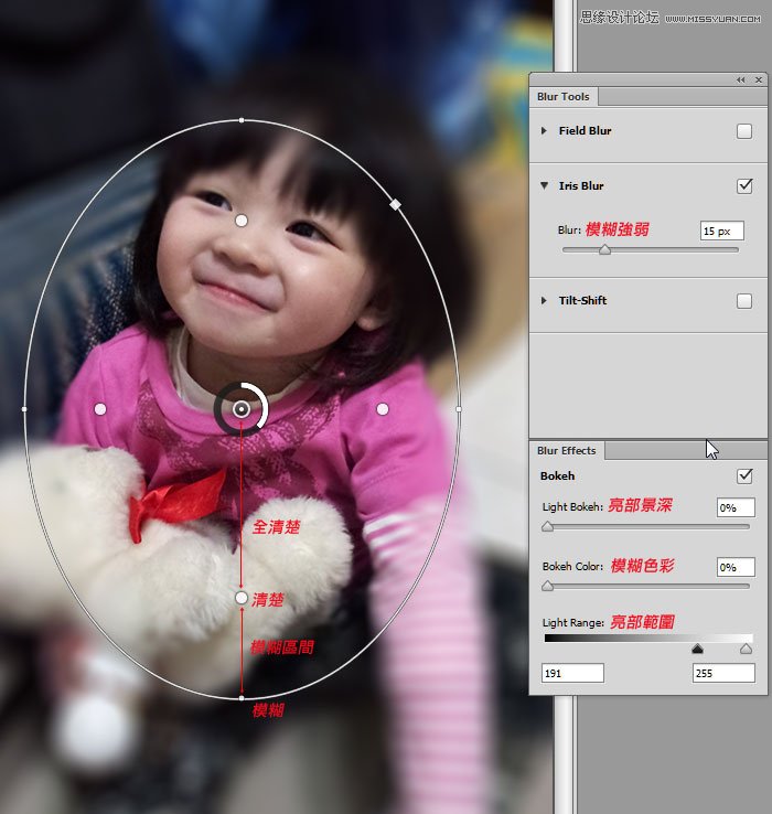 ps CS6新功能：Iris Blur模拟出镜头浅景深效果