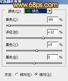 ps给沼泽写真图片加上柔和的暖色