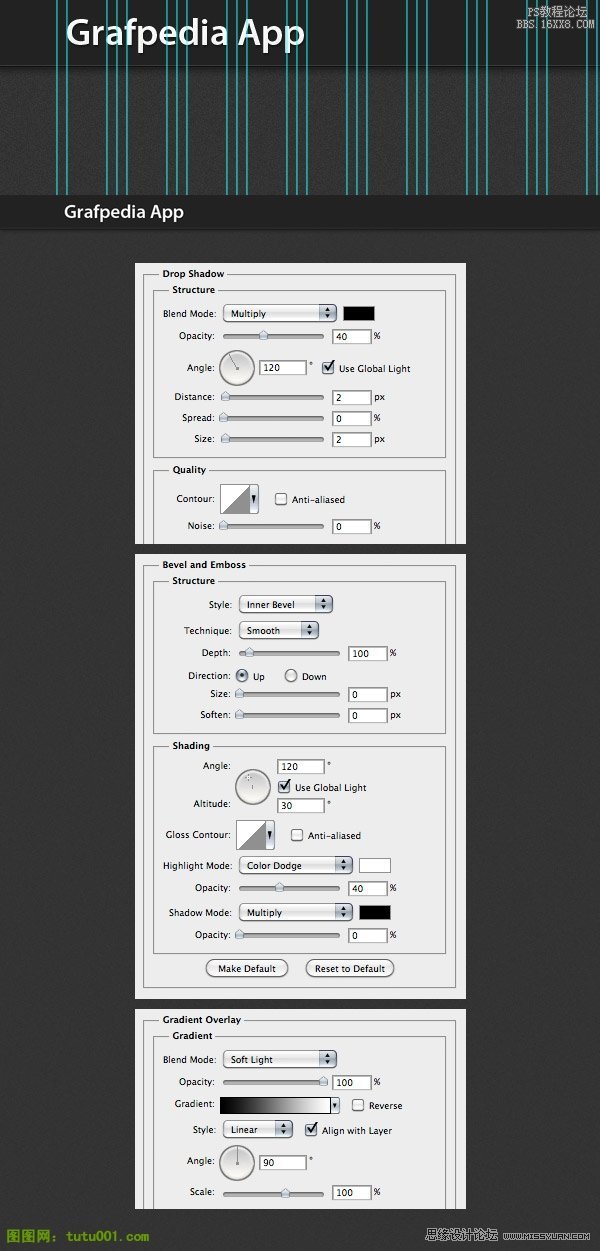 ps设计教程：ipad主题网页制作教程