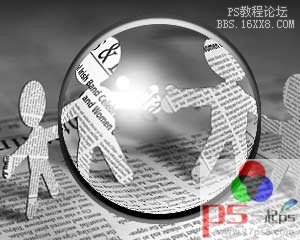 用ps制作放大镜特效