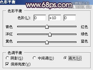 ps處理人物特寫個性的暗調黃紫色