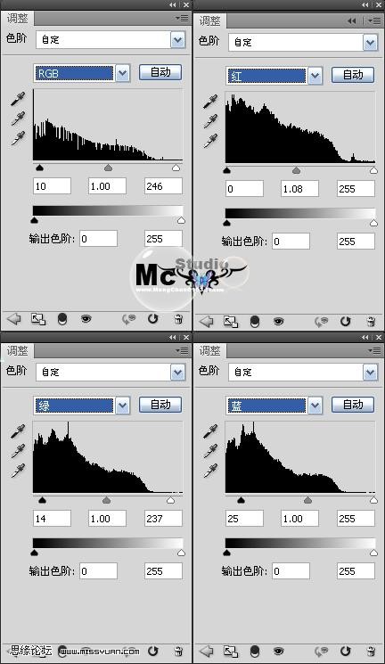 ps電影暗調調色教程