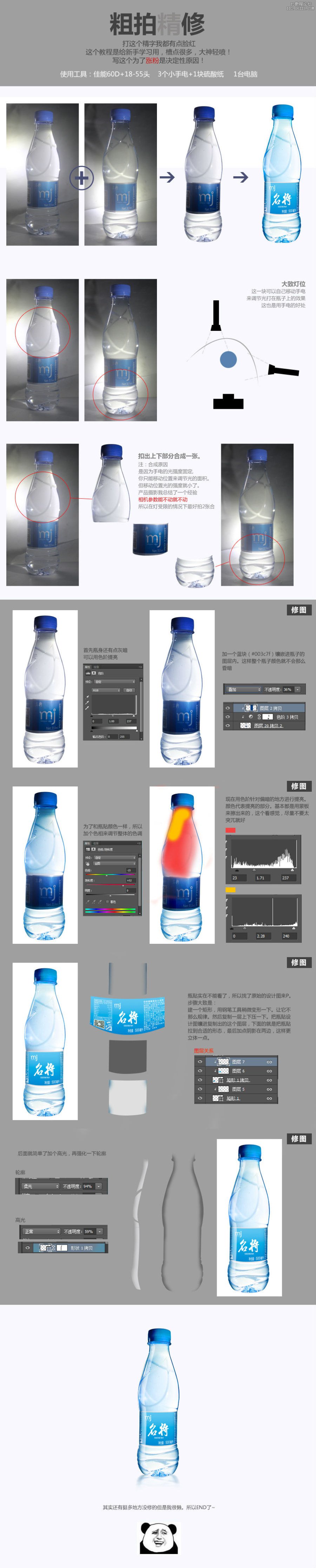 淘宝饮料后期修饰教程