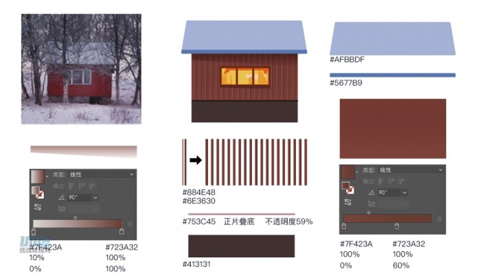 插畫(huà)制作，用PS繪制以極光為主題的唯美插畫(huà)