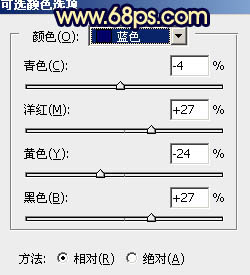 黃褐色，ps調出黃褐色人像照片