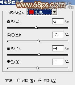 ps非主流教程：草地上的非主流美女橙色调