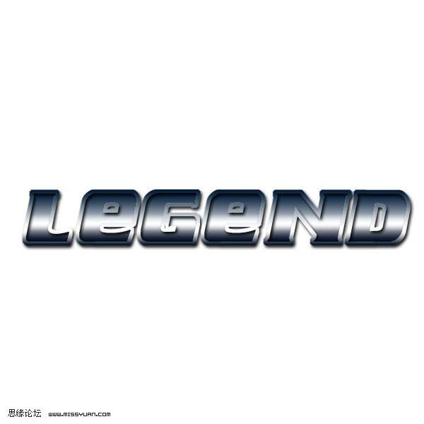 ps制作金屬網格文字效果教程
