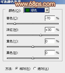 ps非主流秋黄色效果教程