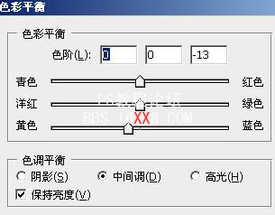 PS为美女外景照片调出暗黄怀旧艺术色调的教程