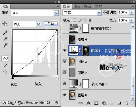 Photoshop處理男性照片的質感金屬色調