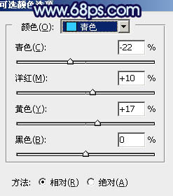 藍色調，調出唯美暗調青藍色照片