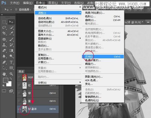 婚纱抠图，ps cs6抠透明婚纱换背景实例