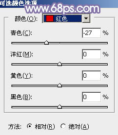 ps調非主流草地短裙美女教程