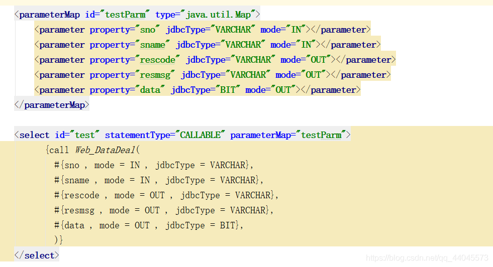 開發基礎之mybatis調用sqlserver存儲過程返回結果集的方法