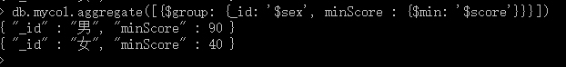 MongoDB 數(shù)據(jù)庫基礎(chǔ) 之  聚合group的操作指南
