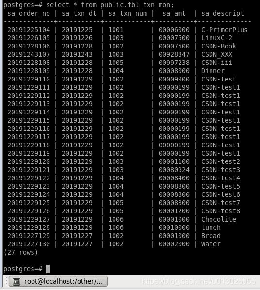 postgresql 导出建表语句的命令操作