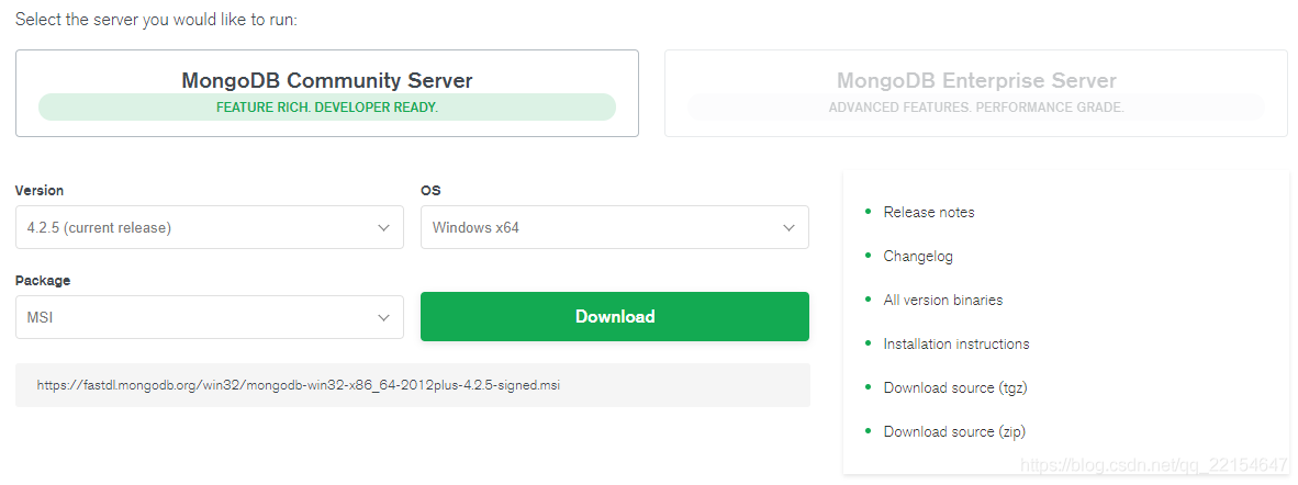 一步步教你 MongoDB4.2.X 安装方法操作步骤