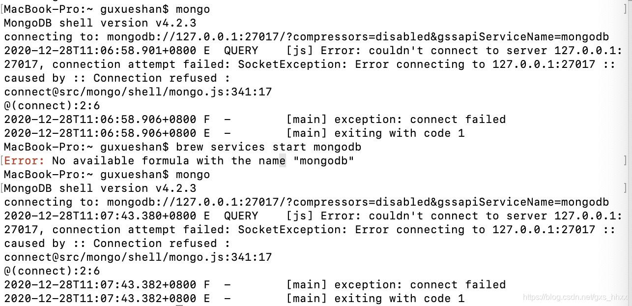 如何解决MAC上启动mongod报错exiting with code 1的问题及原因分析