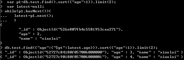 mongoDB实现分页的方法