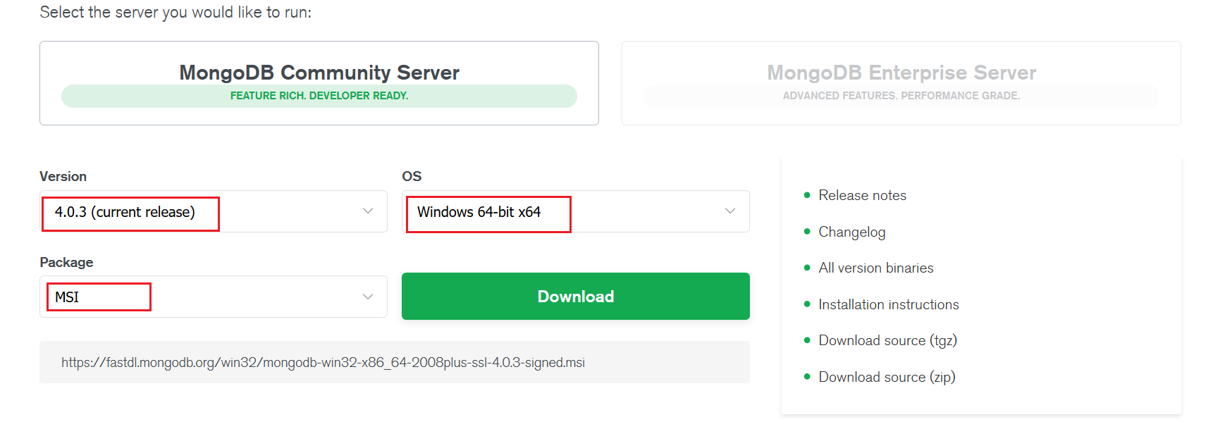 Windows 10下安裝最新版MongoDB的完整步驟