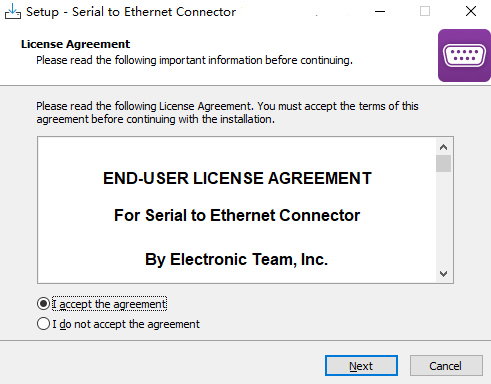 Serial to Ethernet Connector