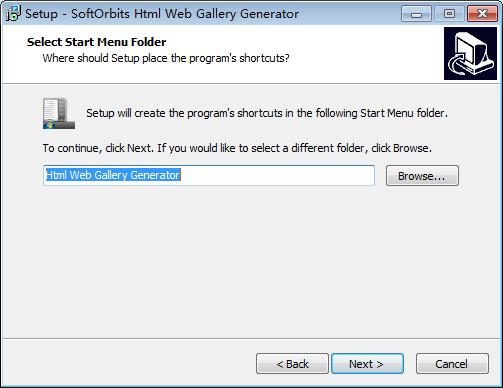 Html Web Gallery Generator