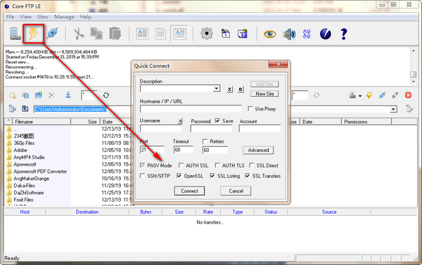 Core FTP LE