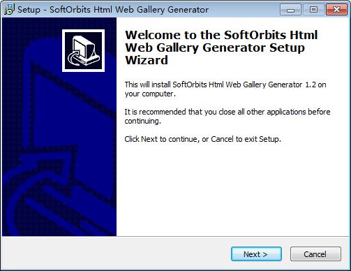 Html Web Gallery Generator