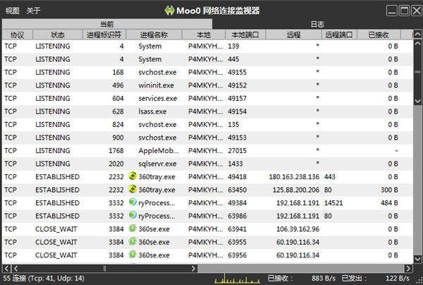 Moo0網絡連接監視器
