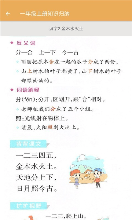 小學(xué)語文知識歸納人教版