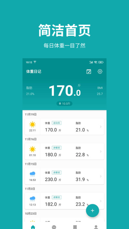 體重日記app