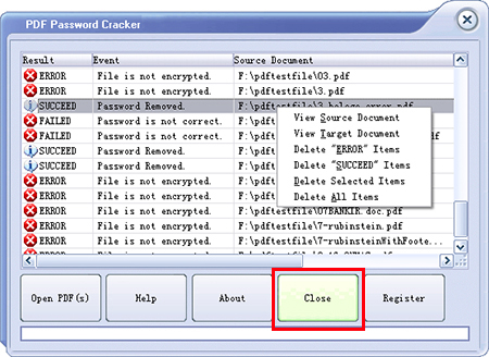 PDF Password Cracker