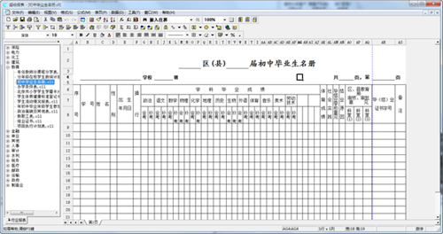 華表模板設計器