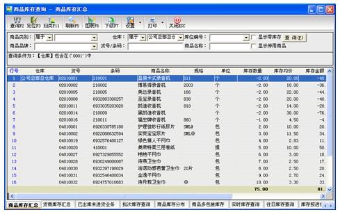 BW仓库管理系统