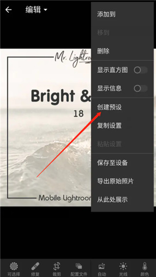 lightroom手机修图软件免费版