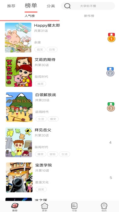 免費漫畫全集最新版本