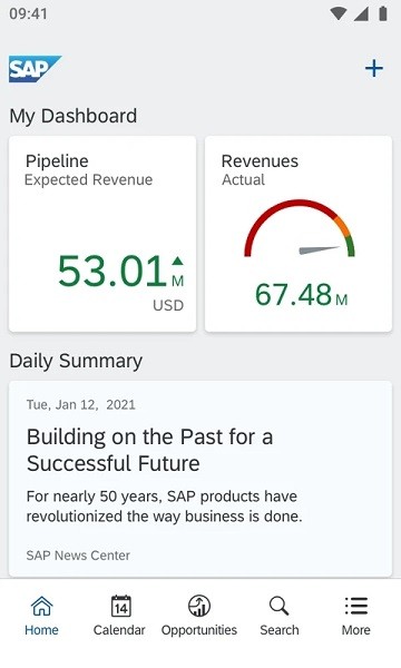 sap cloud for customer app