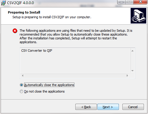 CSV2QIF