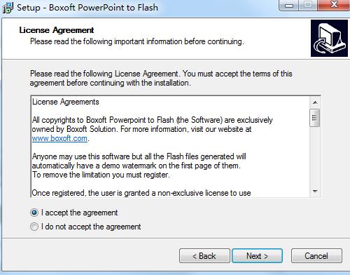 Boxoft PowerPoint to Flash