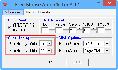 Free Mouse Auto Clicker