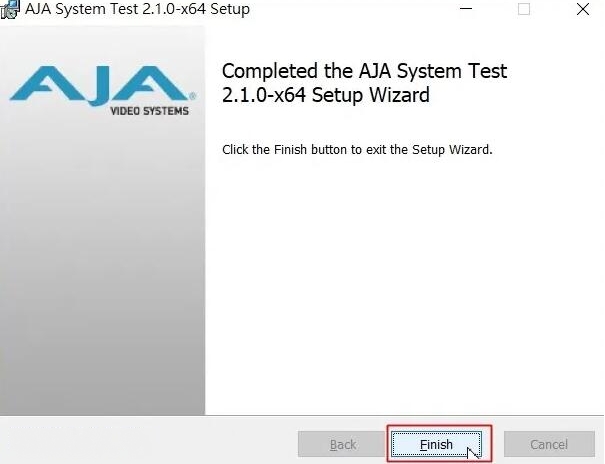 AJA System Test