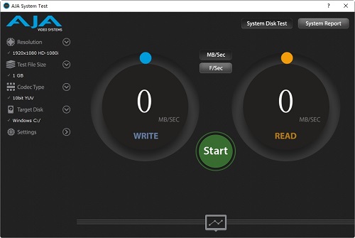AJA System Test